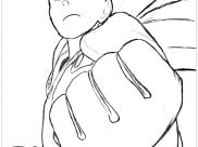 Pagine One Punch Man da Colorare per bambini
