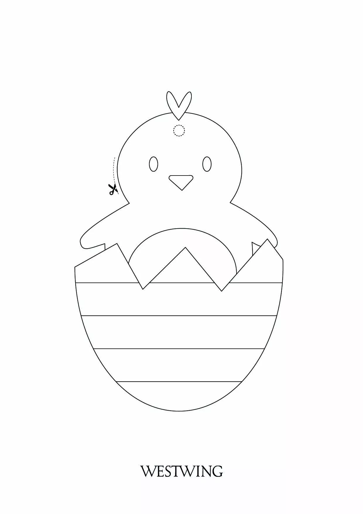 Disegni di Pasqua da colorare per bambini