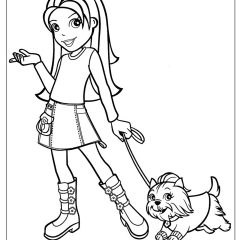 Pagine Polly Pocket da Colorare per bambini
