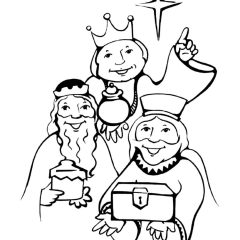 Pagine Re Magi da Colorare per bambini