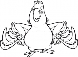 Disegno gratuito di Rio 2 da stampare e colorare