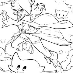 Pagine Rosalina da Colorare per bambini