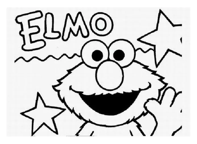 Scarica gratuitamente il libro da colorare di Sesame Street. (Sesamo apriti)