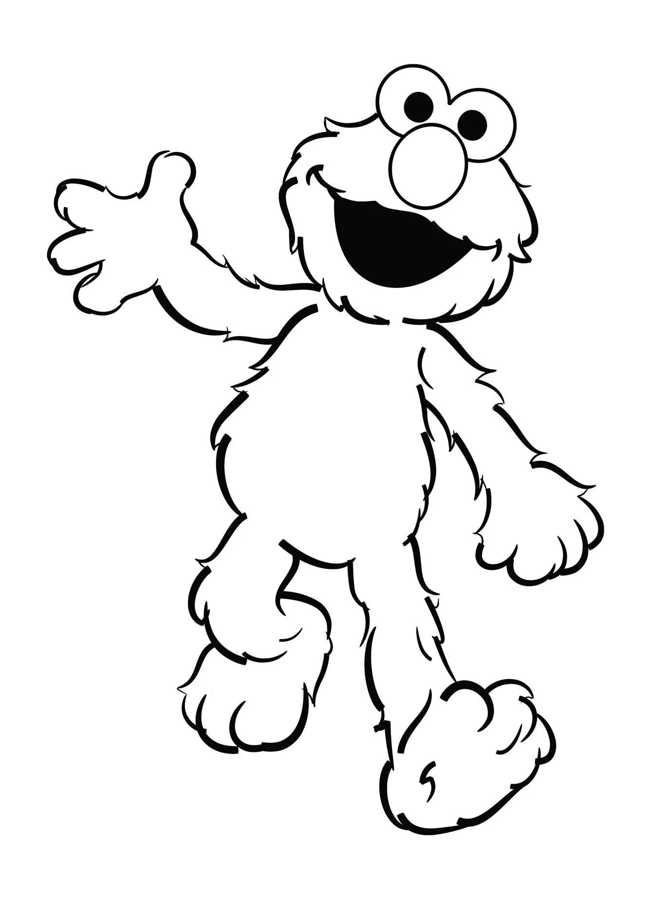 Disegni da colorare di Sesamo Apriti per bambini