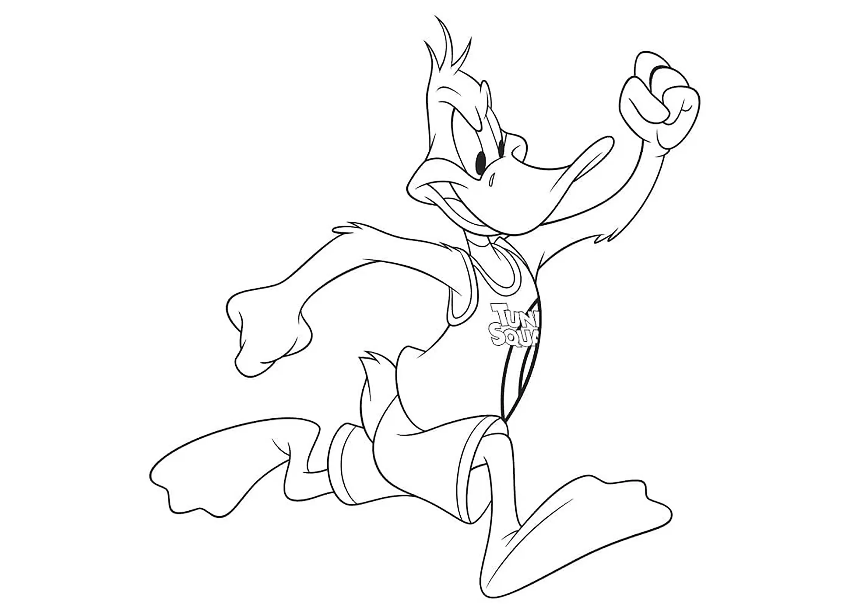 Disegni da colorare per bambini gratuiti di space-jam (Space Jam)