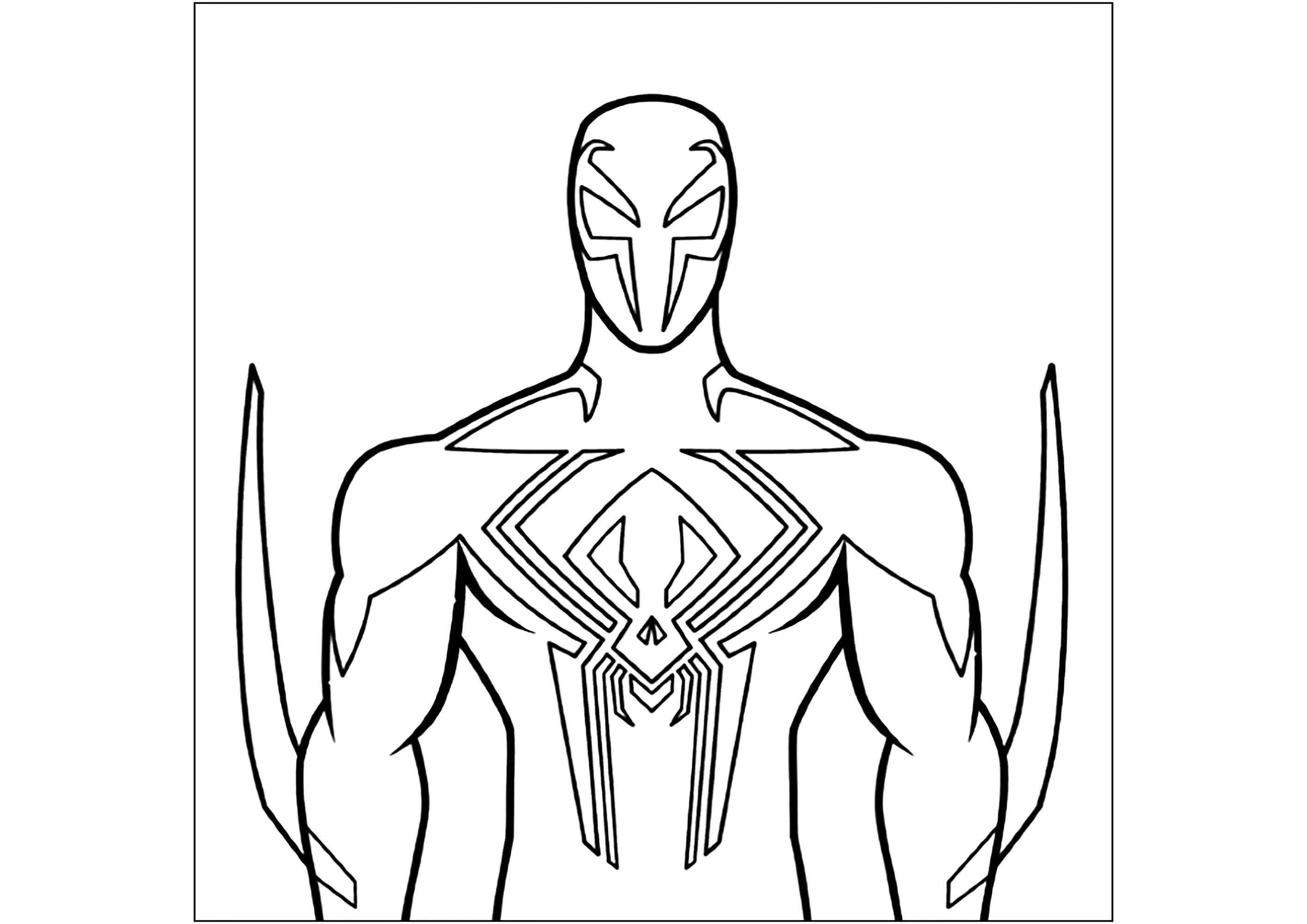 Spider-Man - 2099 (Pagina Spider-Man: Un nuovo universo da Colorare per bambini)