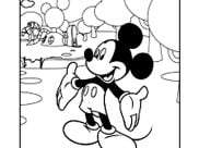 Pagine Topolino da Colorare per bambini