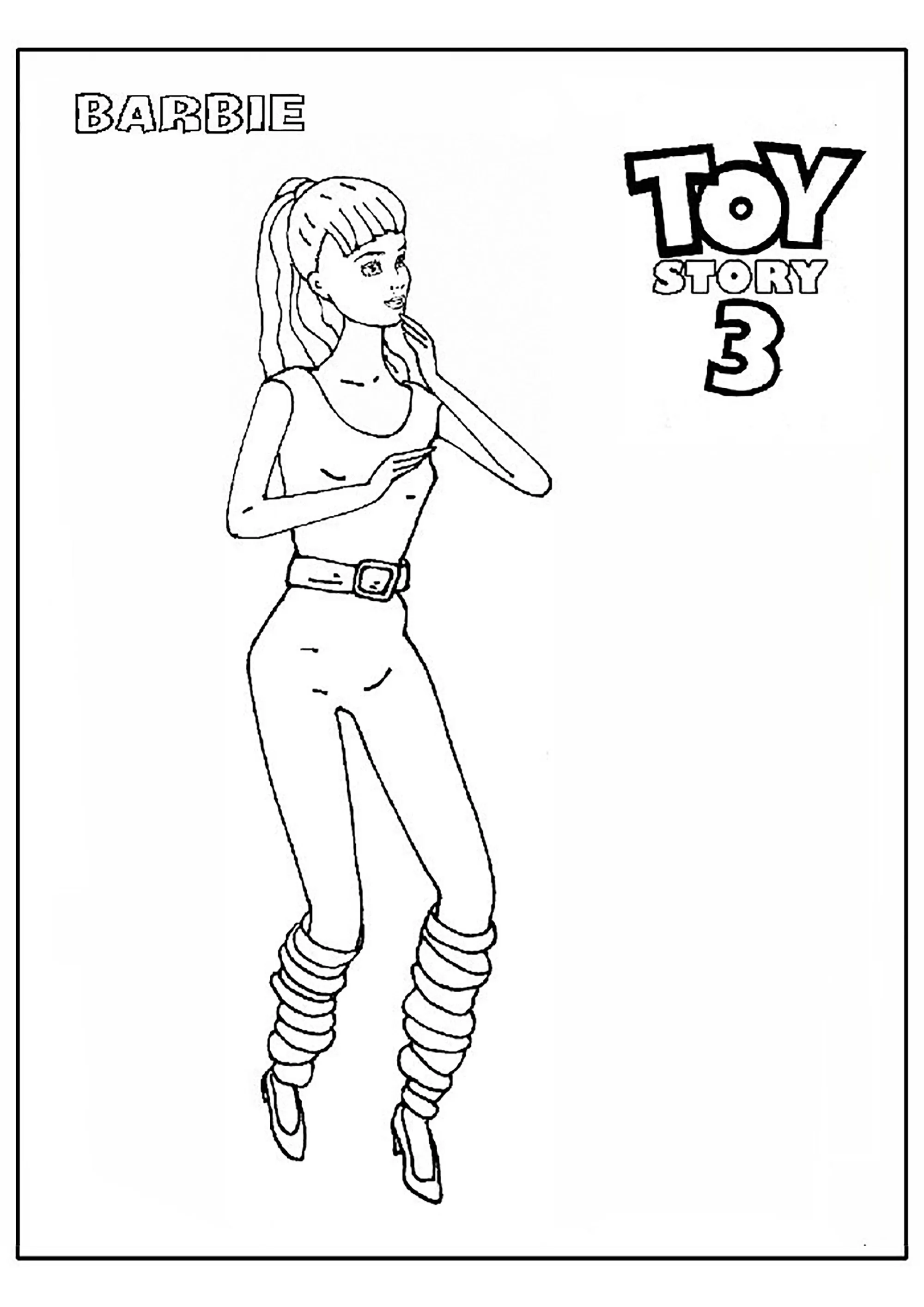 Disegni da colorare per bambini di toy story 3 - 2661