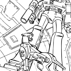Pagine Transformers da Colorare per bambini