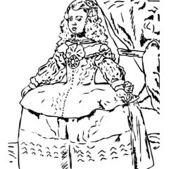 Pagine Velázquez da Colorare per bambini