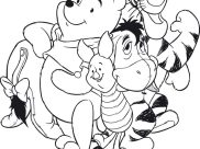 Pagine Winnie Pooh da Colorare per bambini
