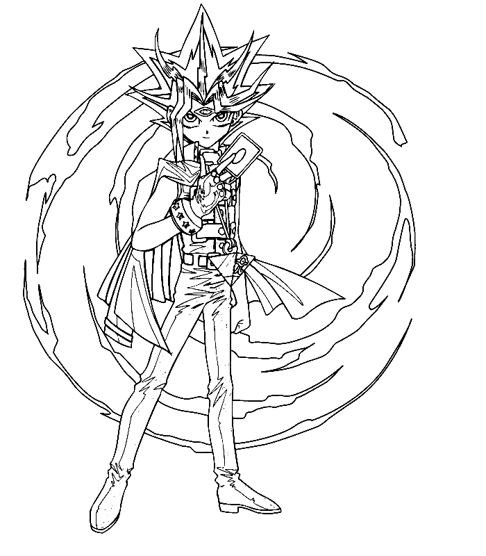 Disegni di Yu-Gi-Oh da colorare per bambini (Yu-Gi-Oh!)
