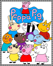 匿名 根据《Peppa Pig e i suoi amici》创作