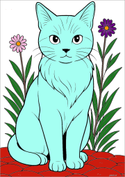 匿名 根据《Gatto in stile Studio Ghibli》创作