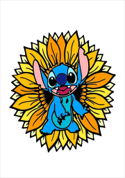 匿名 根据《Stitch in mezzo a un girasole》创作