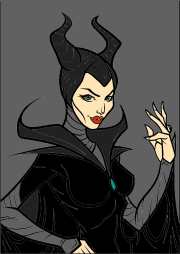 匿名 根据《Malefica incarnata al cinema da Angelina Jolie》创作