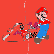 匿名 根据《colori-mario-bros-4》创作