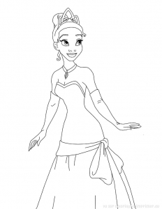 pagine da colorare : Tiana