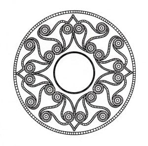 受凯尔特艺术启发的绘画 (成人着色 : 凯尔特艺术)