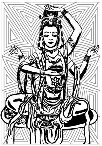 有趣的 印度和宝莱坞 儿童着色页下载 (成人着色 : 印度和宝莱坞)