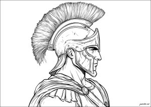 古代骄傲的英雄 (成人复杂着色 : 古希腊)