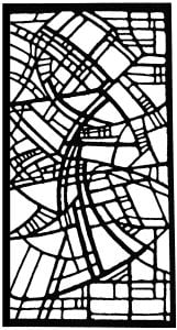 比利时教堂的彩绘玻璃窗，勒内-梅尔斯（1986 年） (成人着色 : Stained Glass)