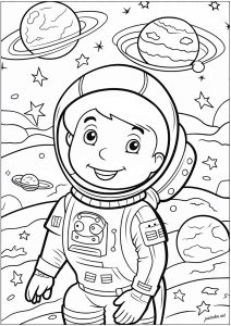 太空小宇航员 (成人着色 : Images tagged "行星")