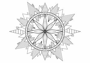 曼陀罗金字塔 (成人着色 : 曼陀罗)