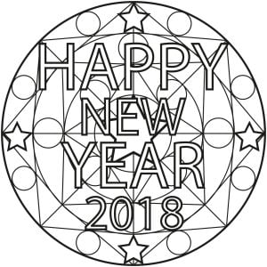 曼陀罗新年 (成人着色 : Allan)