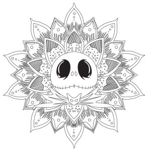 杰克-斯凯林顿曼陀罗 (成人着色 : Images tagged "圣诞夜惊魂")