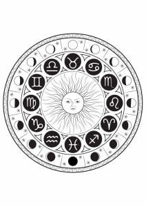 曼陀罗 着色表下载 (成人着色 : 曼陀罗)