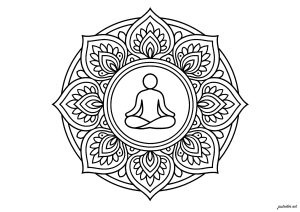 曼荼罗禅：冥想与莲花