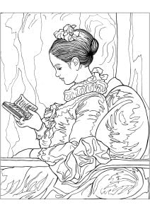 杰作 着色页打印 (成人着色 : 杰作)