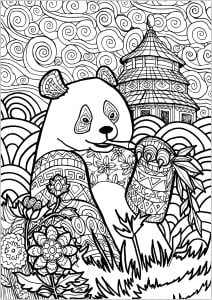 熊猫在中国 (成人着色 : 熊猫)