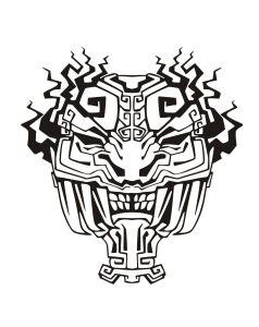 免费的复杂 玛雅人、阿兹特克人和印加人 着色页打印 (成人着色 : 玛雅人、阿兹特克人和印加人)