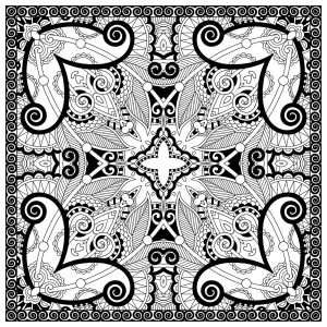 非常复杂的 azulejo (成人着色 : 瓷砖)