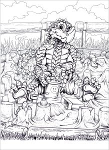 恐龙洛基 (成人着色 : 神话传说)