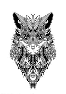 独特的 禅绕画 着色页，免费打印和下载 (成人着色 : 禅绕画)