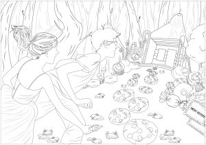 Hansel & Gretel (成人着色 : 童话故事)