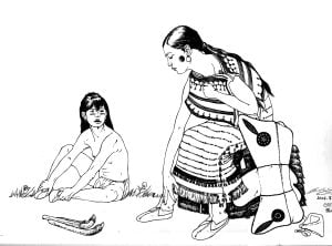 原创 美洲原住民 着色页打印和下载 (成人着色 : 美洲原住民)