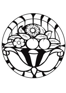 彩色玻璃街景再现 (成人着色 : Allan)