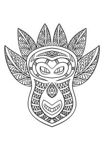 非洲 着色表下载 (成人着色 : 非洲)