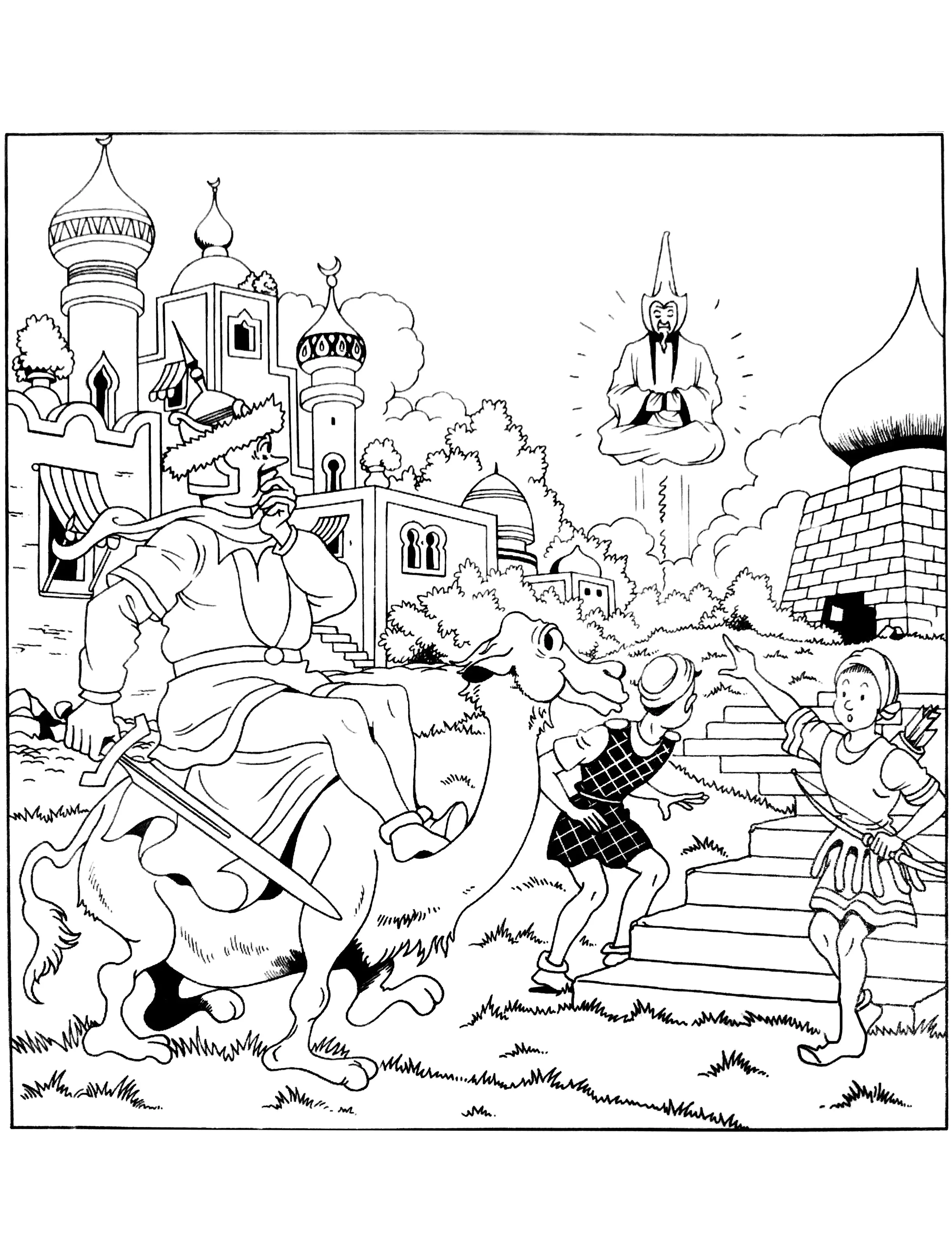 书籍和漫画 着色页打印 (书籍和漫画)