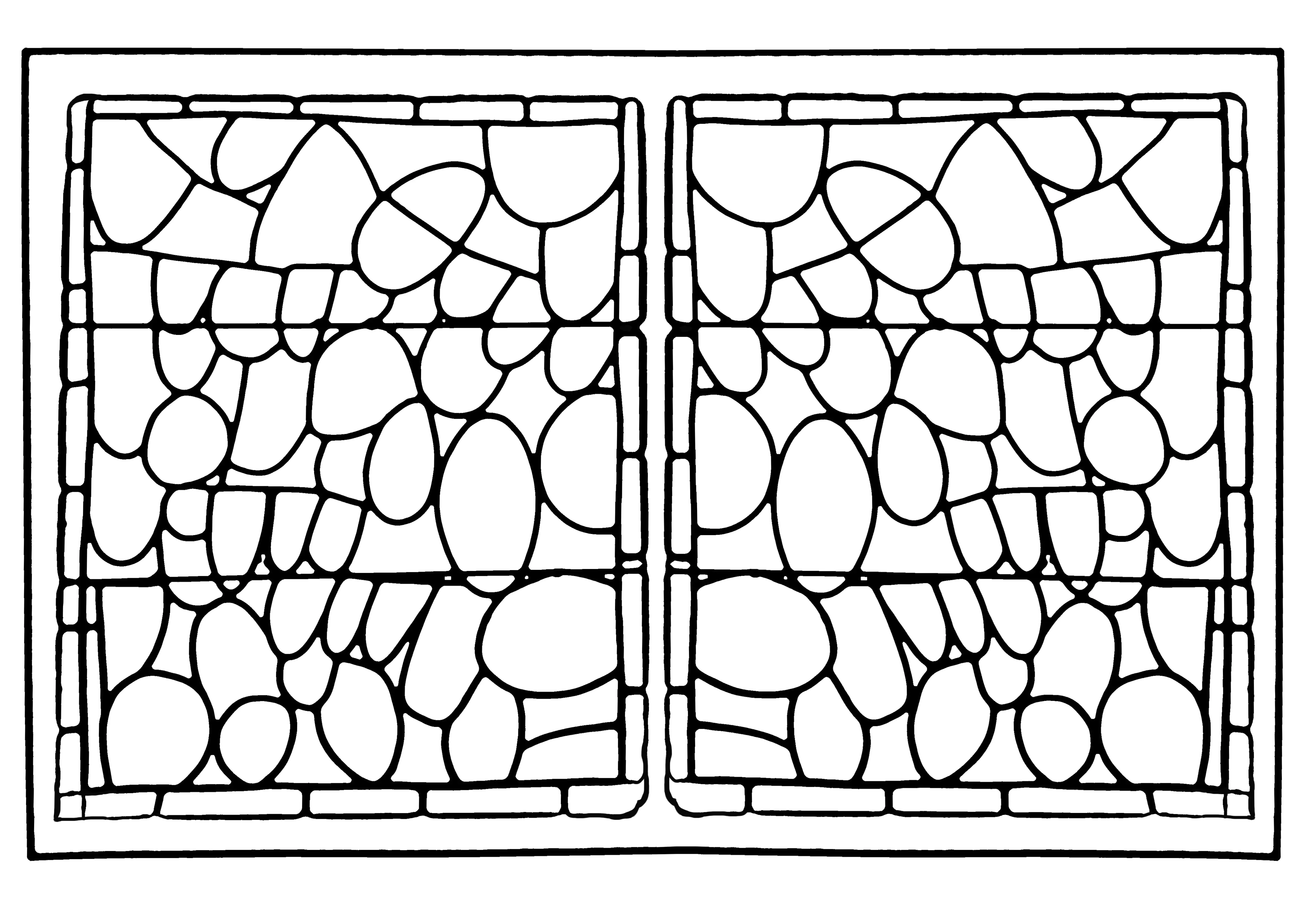 彩色玻璃 着色表下载 (Stained Glass)