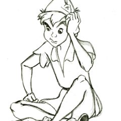 Páginas de Peter Pan para colorir e imprimir para crianças