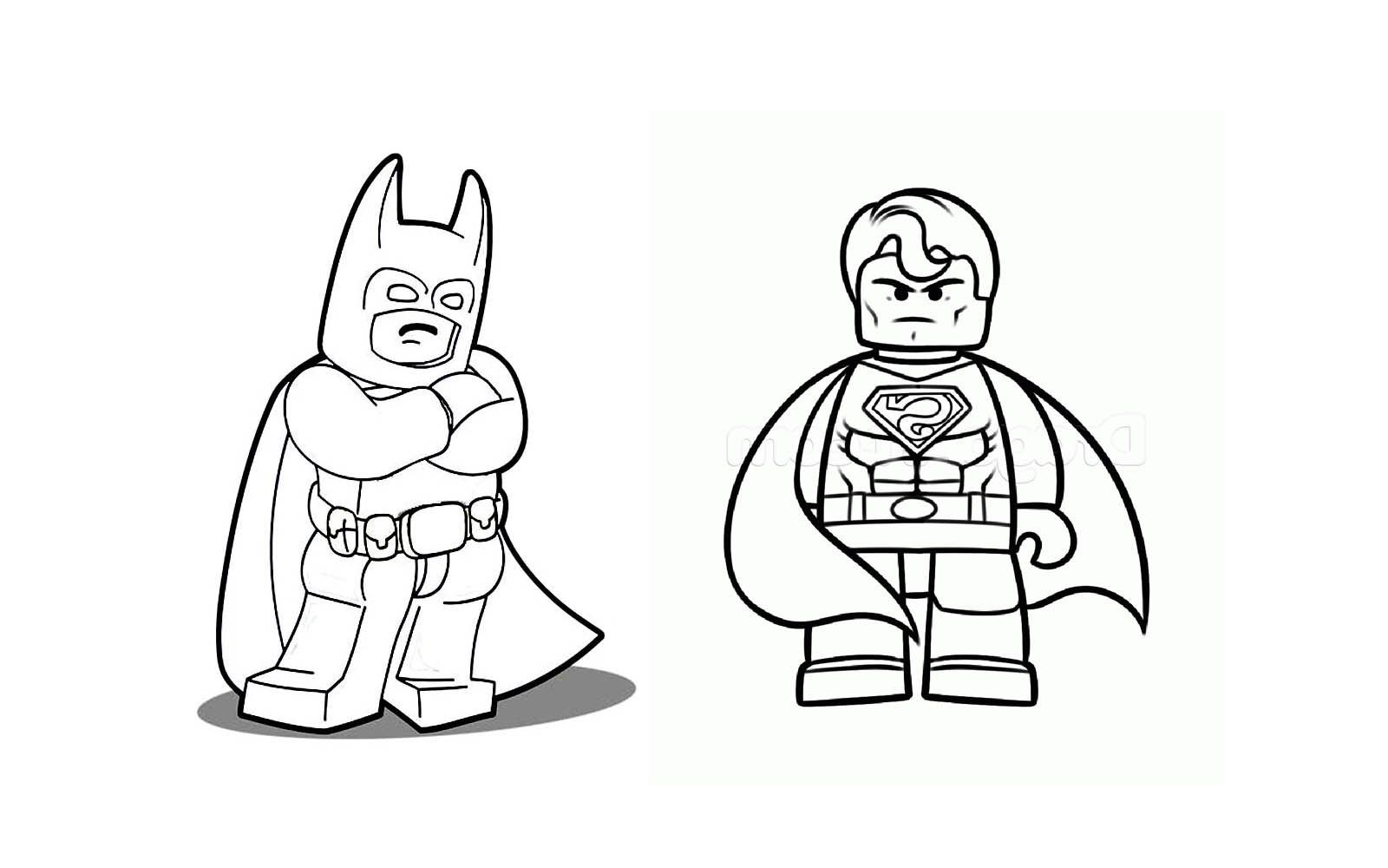 O Batman e o Super-Homem reunidos pela LEGOS