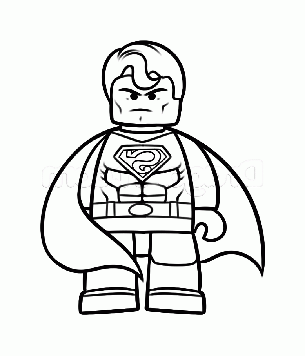 Super-Homem Lego 100% puros briquetes