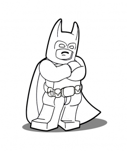 Página de A grande aventura de Lego para colorir e imprimir para crianças : Lego-batman-coloração-páginas