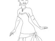 Desenhos de A princesa e o Sapo para colorir