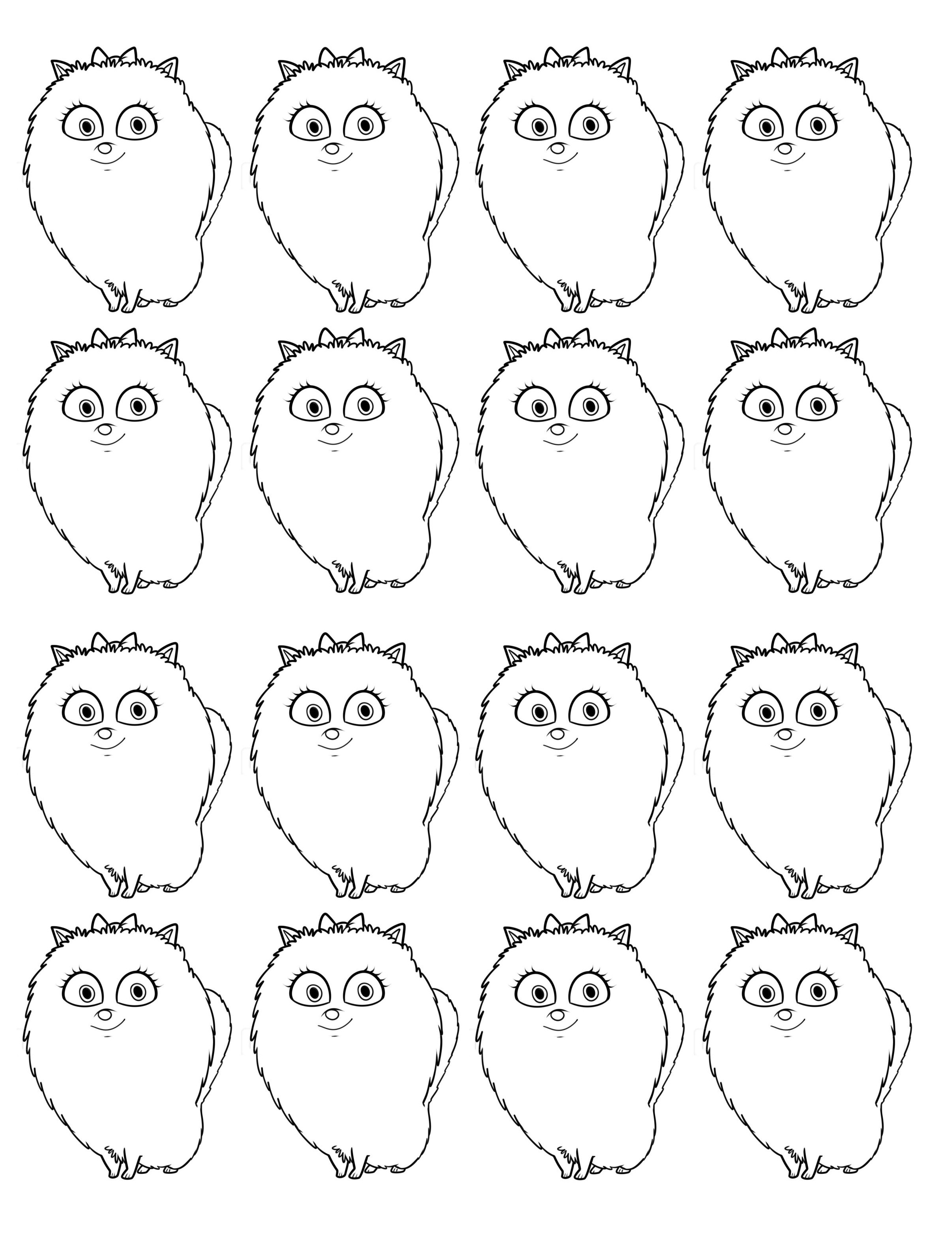 Desenho de A Vida Secreta dos Nossos Bichos para colorir e imprimir Desenho de A Vida Secreta dos Nossos Bichos para colorir e imprimir